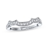 Thumbnail Image 1 of Diamond Wedding Band 1/4 ct tw Round-cut 14K White Gold