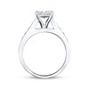Thumbnail Image 3 of Diamond Engagement Ring 1 ct tw Round-cut 14K White Gold