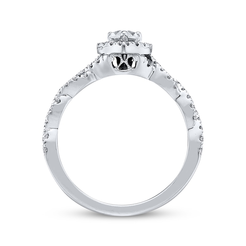Main Image 3 of Neil Lane Engagement Ring 3/4 ct tw Diamonds 14K White Gold