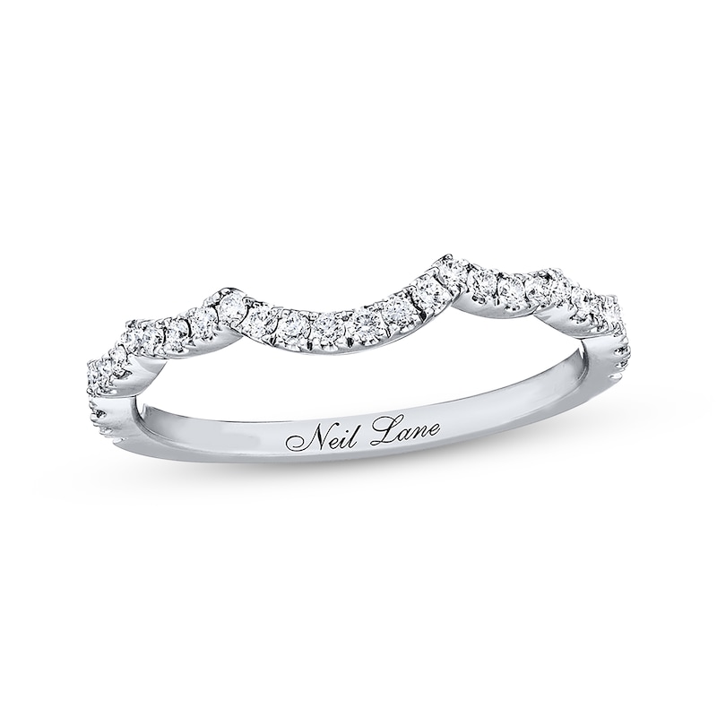 Main Image 1 of Neil Lane Wedding Band 1/5 ct tw Diamonds 14K White Gold