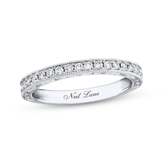 Neil Lane Bridal Wedding Band 1/3 ct tw Diamonds 14K White Gold