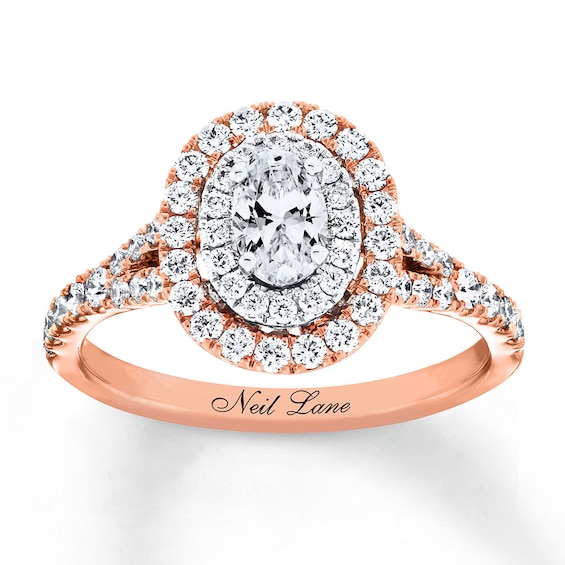 Kay Neil Lane Engagement Ring 1 ct tw Diamonds 14K Two-Tone Gold