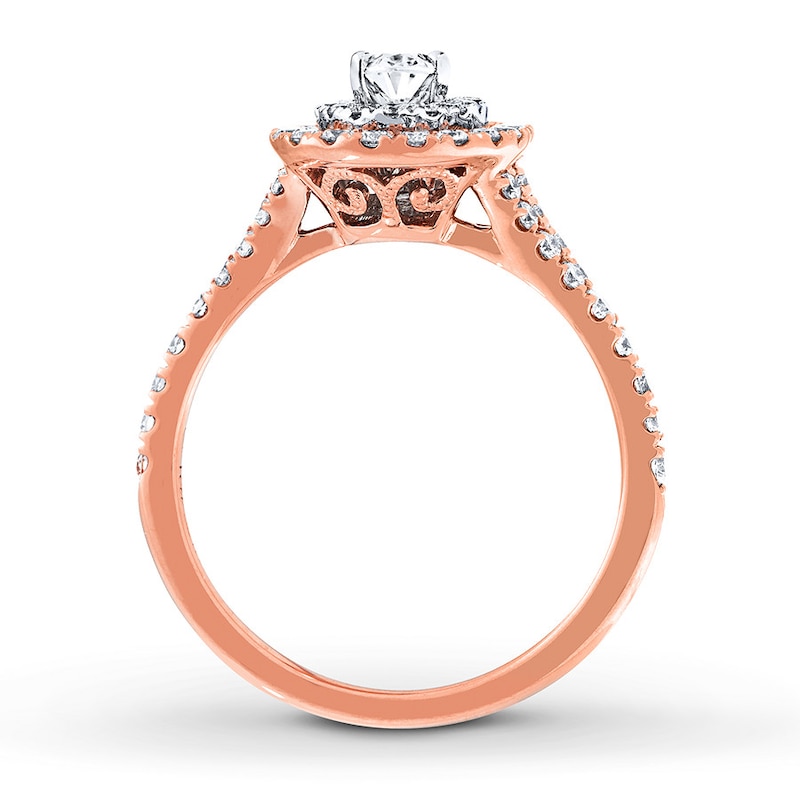Main Image 2 of Neil Lane Engagement Ring 1 ct tw Diamonds 14K Two-Tone Gold