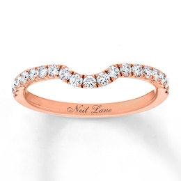 Neil Lane Round Diamond Wedding Band 3/8 ct tw 14K Rose Gold