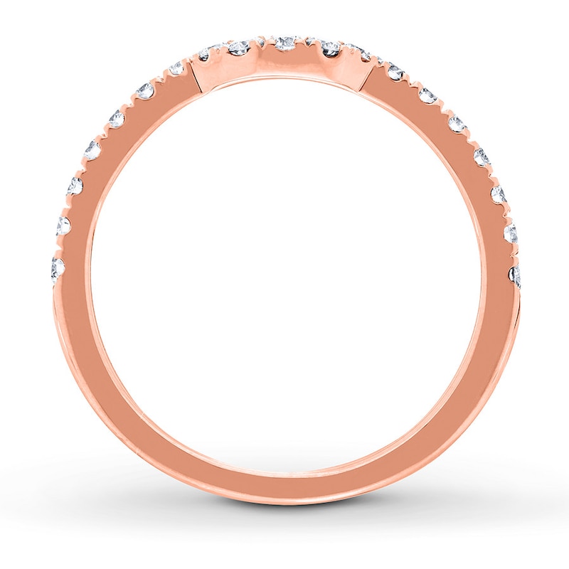 Main Image 2 of Neil Lane Round Diamond Wedding Band 3/8 ct tw 14K Rose Gold