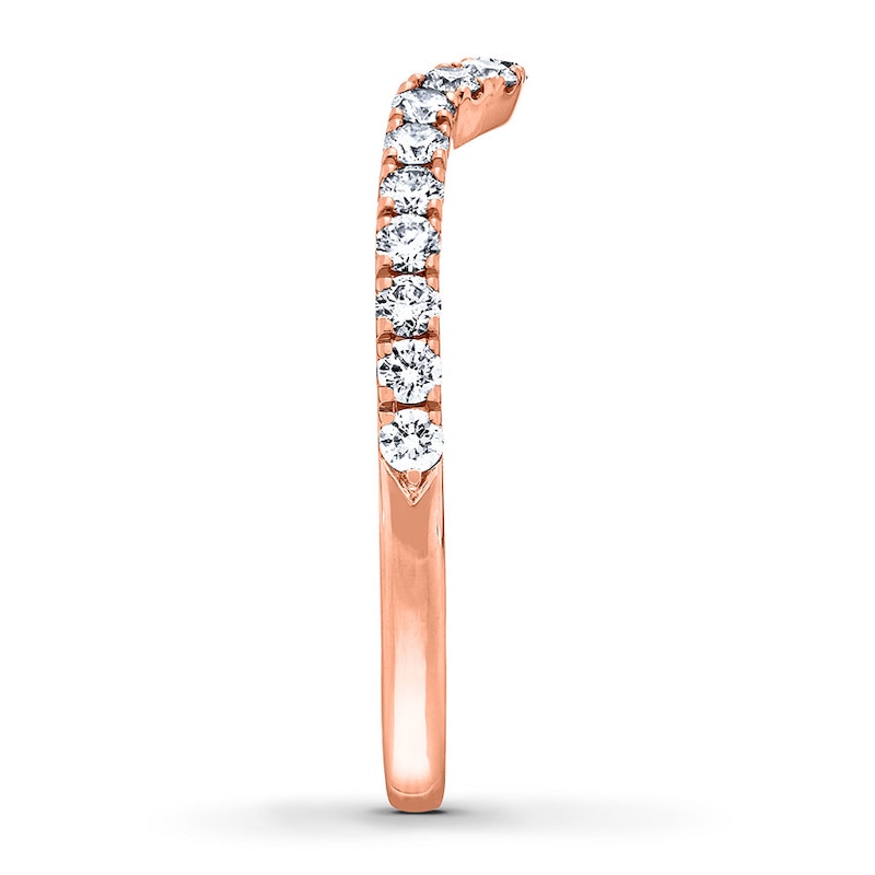 Main Image 3 of Neil Lane Round Diamond Wedding Band 3/8 ct tw 14K Rose Gold