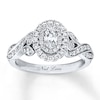 Thumbnail Image 0 of Neil Lane Oval Diamond Engagement Ring 7/8 ct tw 14K White Gold