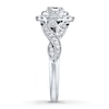 Neil Lane Oval Diamond Engagement Ring 7/8 ct tw 14K White Gold