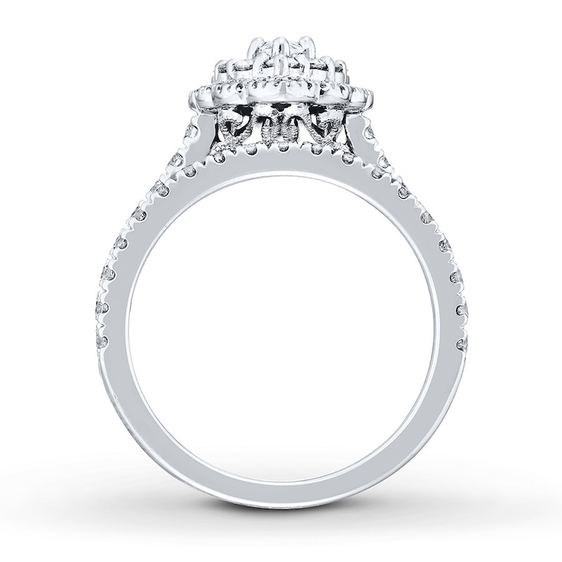 Main Image 2 of Neil Lane Diamond Bridal Set 1-1/2 ct tw Marquise & Round-cut 14K White Gold