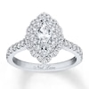 Thumbnail Image 4 of Neil Lane Engagement Ring 1-1/8 ct tw Diamonds 14K White Gold