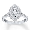 Neil Lane Engagement Ring 1-1/8 ct tw Diamonds 14K White Gold