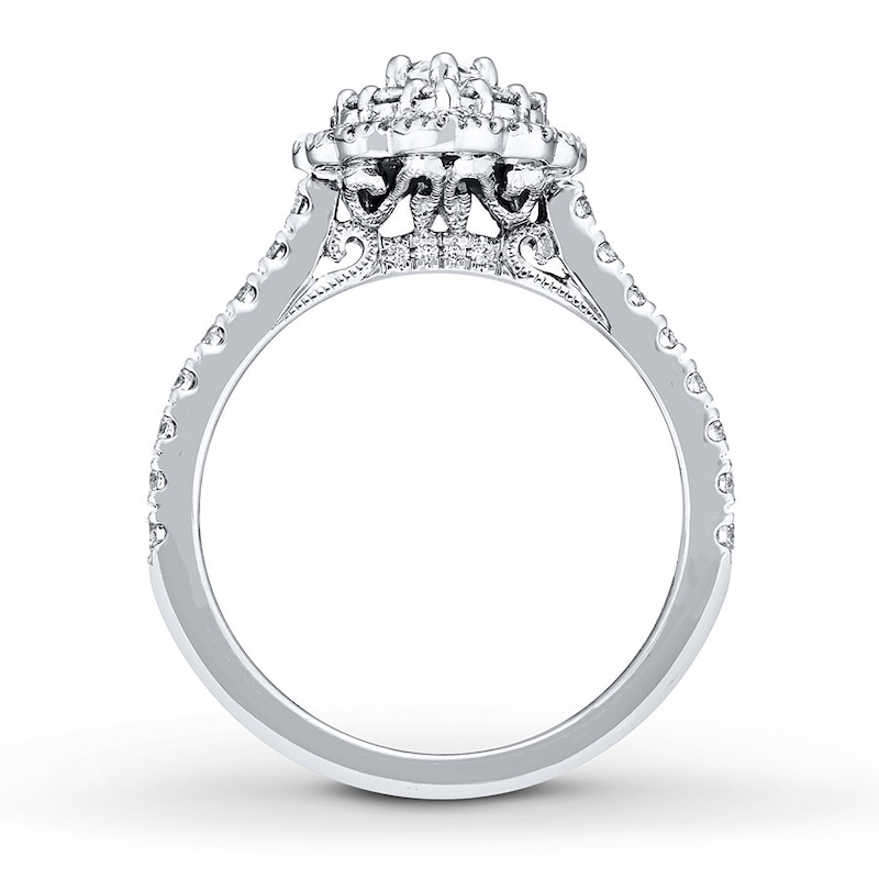 Main Image 5 of Neil Lane Engagement Ring 1-1/8 ct tw Diamonds 14K White Gold