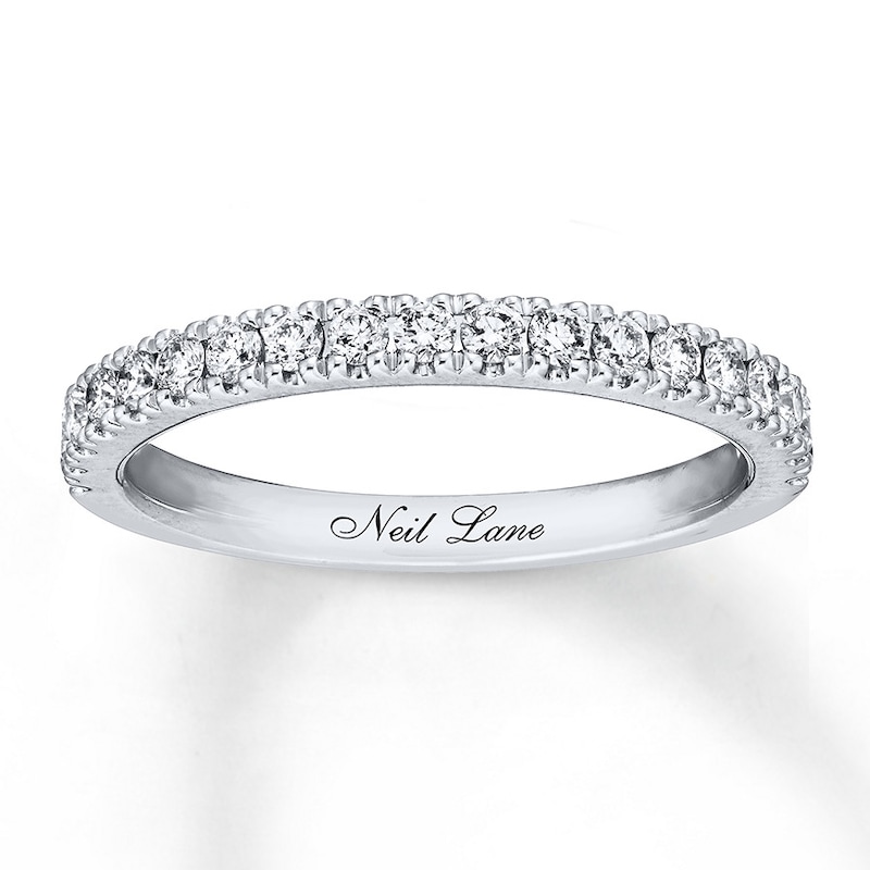 Main Image 1 of Neil Lane Round Diamond Wedding Band 3/8 ct tw 14K White Gold