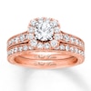 Thumbnail Image 1 of Neil Lane Bridal Set 1-1/8 ct tw Diamonds 14K Rose Gold