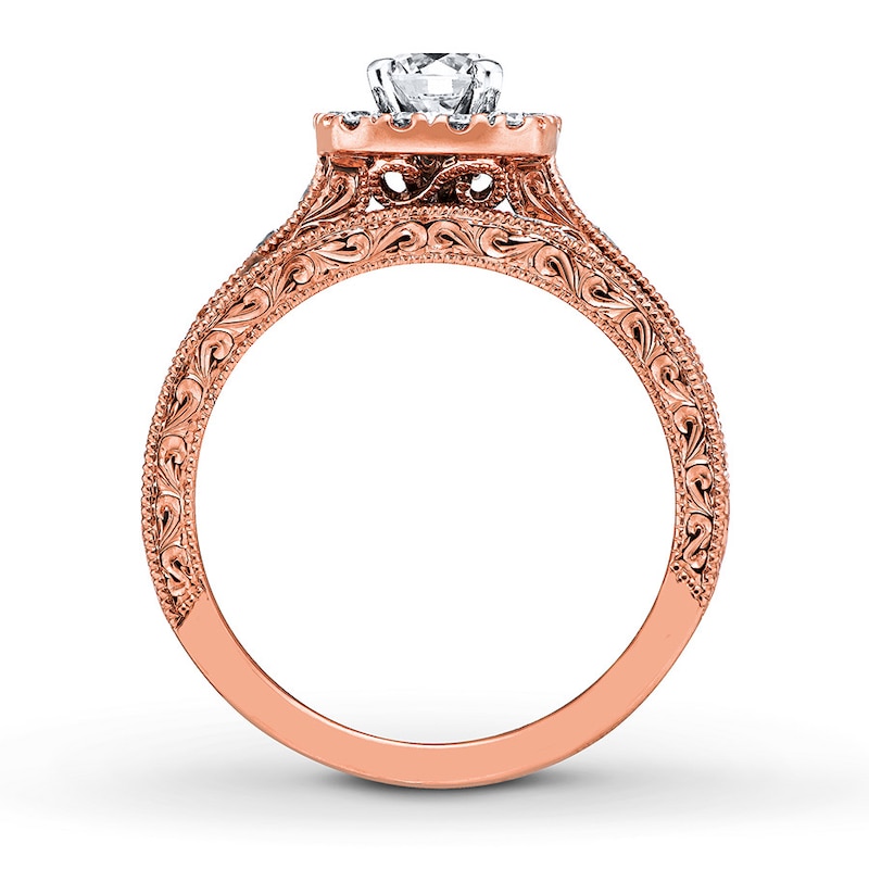 Main Image 2 of Neil Lane Bridal Set 1-1/8 ct tw Diamonds 14K Rose Gold