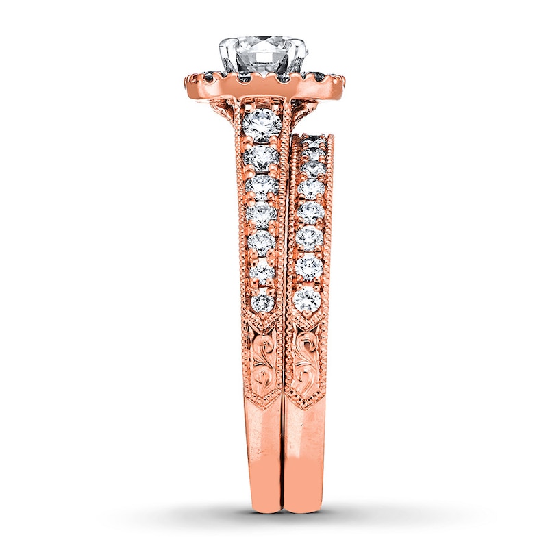 Main Image 3 of Neil Lane Bridal Set 1-1/8 ct tw Diamonds 14K Rose Gold