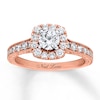 Thumbnail Image 4 of Neil Lane Round Diamond Engagement Ring 7/8 ct tw 14K Rose Gold