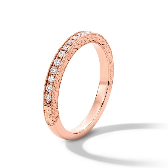 Thumbnail Image 2 of Neil Lane Wedding Band 1/4 ct tw Diamonds 14K Rose Gold
