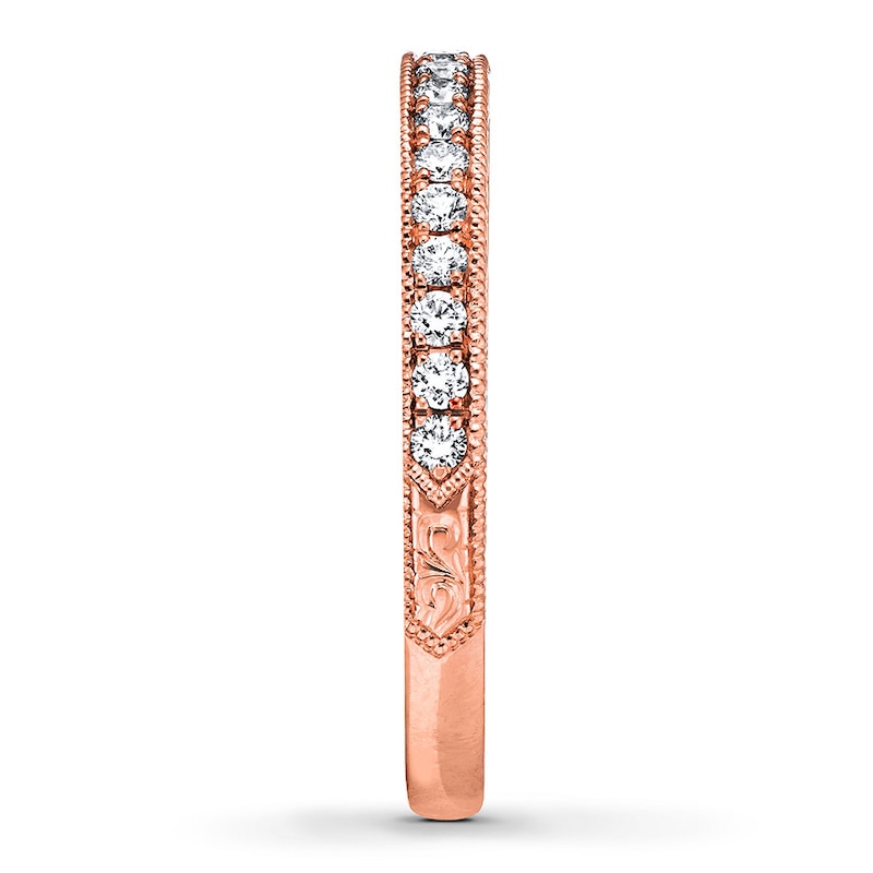 Main Image 9 of Neil Lane Wedding Band 1/4 ct tw Diamonds 14K Rose Gold