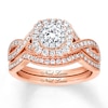 Thumbnail Image 1 of Neil Lane Bridal Set 7/8 ct tw Diamonds 14K Two-Tone Gold