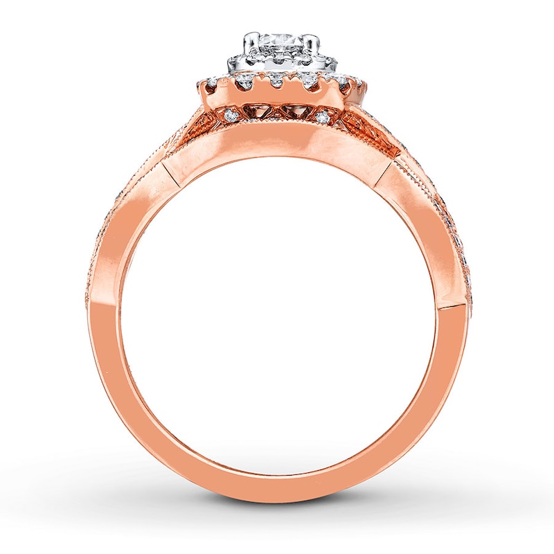 Main Image 2 of Neil Lane Bridal Set 7/8 ct tw Diamonds 14K Two-Tone Gold