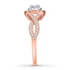 Thumbnail Image 6 of Neil Lane Round Diamond Engagement Ring 7/8 ct tw 14K Two-Tone Gold