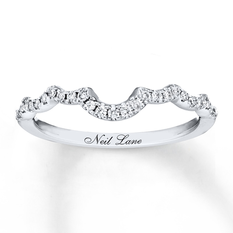 Neil Lane Wedding Band 1/6 ct tw Diamonds 14K White Gold