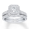 Thumbnail Image 1 of Neil Lane Bridal Set 1-1/8 ct tw Diamonds 14K White Gold