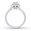 Thumbnail Image 1 of Neil Lane Radiant-cut Diamond Engagement Ring 7/8 ct tw 14K White Gold