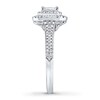 Thumbnail Image 6 of Neil Lane Radiant-cut Diamond Engagement Ring 7/8 ct tw 14K White Gold