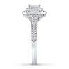 Thumbnail Image 2 of Neil Lane Radiant-cut Diamond Engagement Ring 7/8 ct tw 14K White Gold