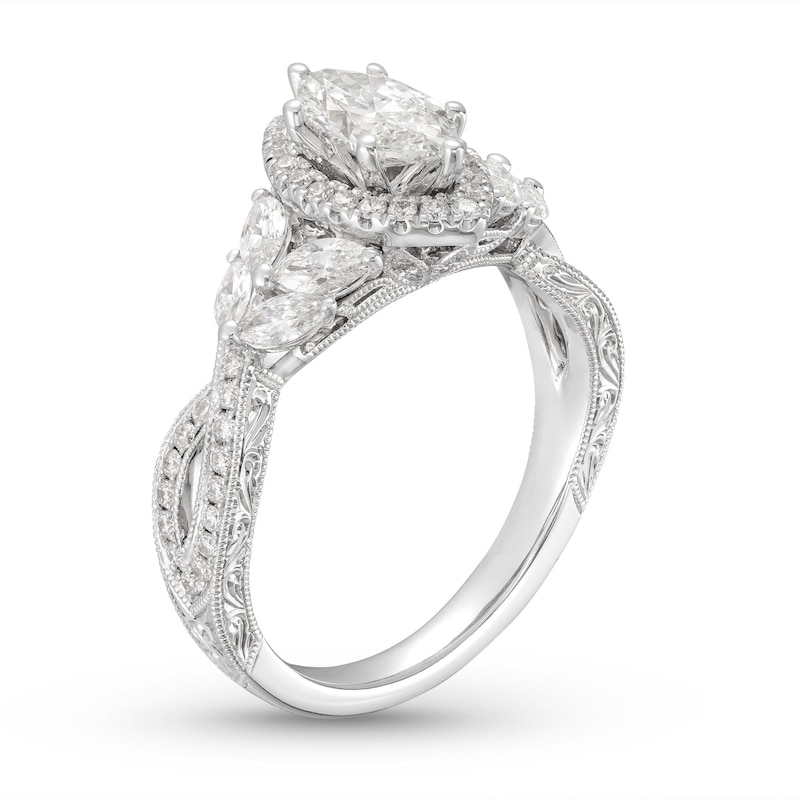 Main Image 5 of Neil Lane Diamond Engagement Ring 1-3/8 ct tw 14K White Gold