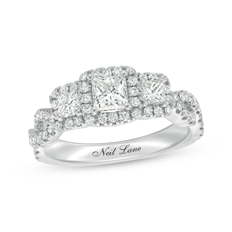 Main Image 1 of Neil Lane Engagement Ring 1-1/8 ct tw Diamonds 14K White Gold