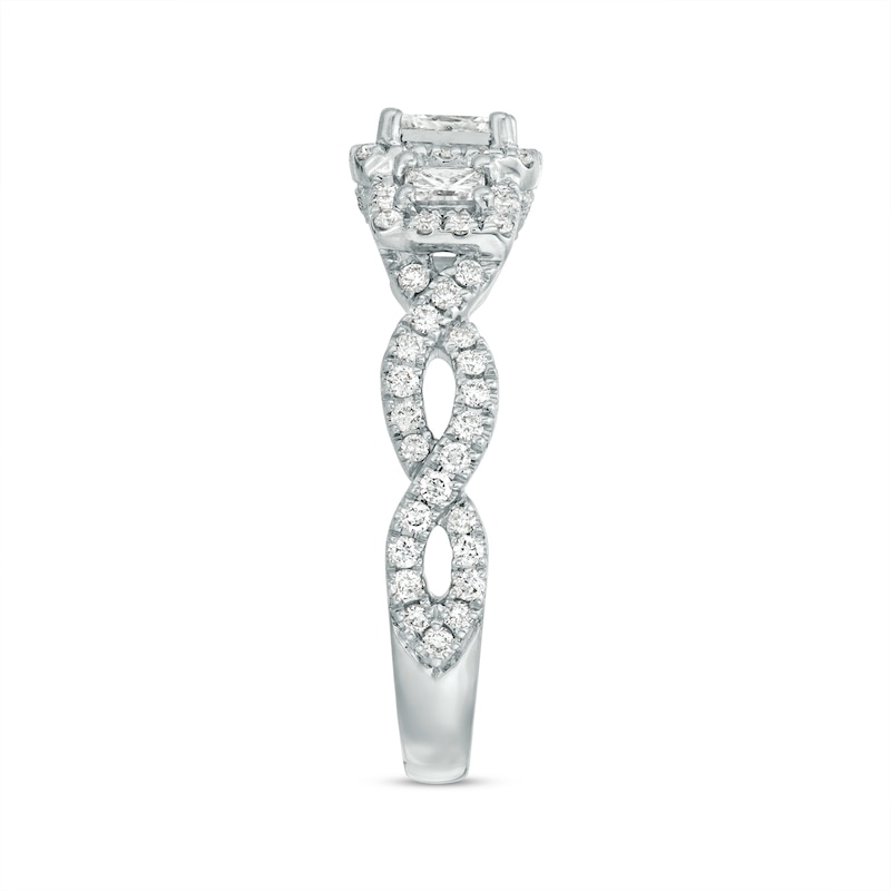 Main Image 3 of Neil Lane Engagement Ring 1-1/8 ct tw Diamonds 14K White Gold