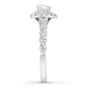 Thumbnail Image 2 of Neil Lane Diamond Engagement Ring 3/4 ct tw Heart & Round-cut 14K White Gold