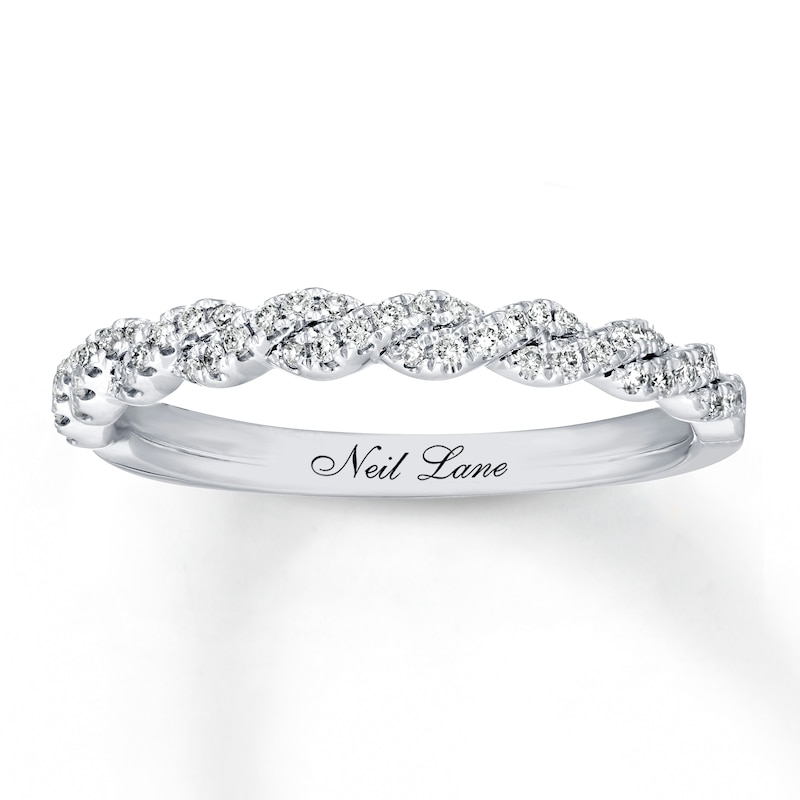 Neil Lane Wedding Band 1/5 ct tw Diamonds 14K White Gold