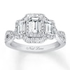 Thumbnail Image 1 of Neil Lane Diamond Engagement Ring 1-1/2 ct tw Diamonds 14K White Gold