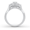 Thumbnail Image 1 of Neil Lane Diamond Engagement Ring 1-1/2 ct tw Diamonds 14K White Gold