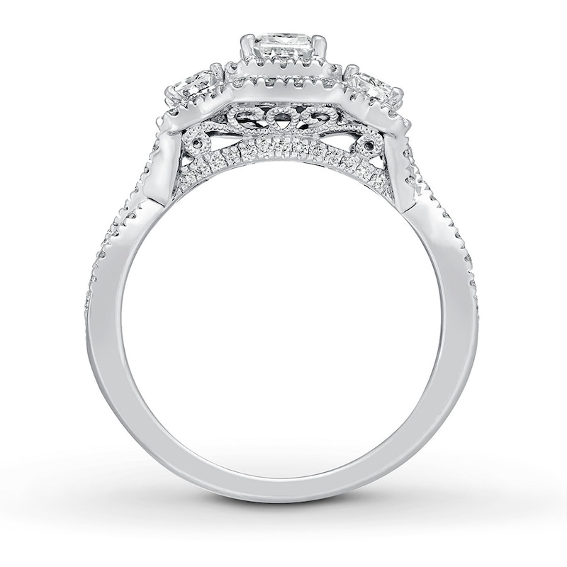 Neil Lane Diamond Engagement Ring 1-1/2 ct tw Diamonds 14K White Gold