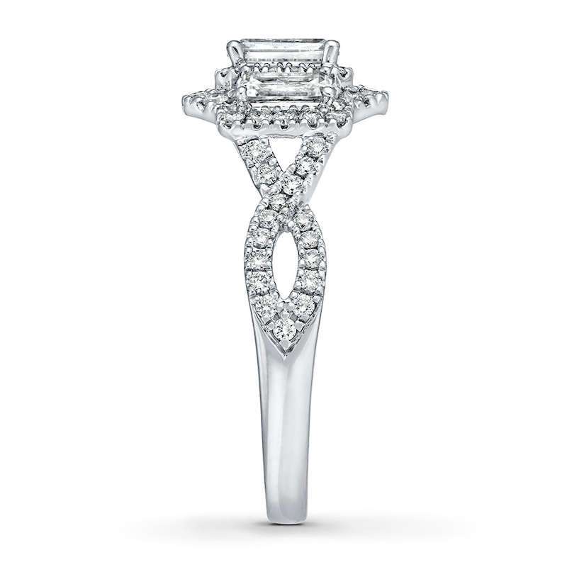 Main Image 3 of Neil Lane Diamond Engagement Ring 1-1/2 ct tw Diamonds 14K White Gold