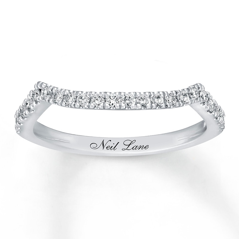 Main Image 1 of Neil Lane Diamond Wedding Band 1/4 ct tw Diamonds 14K White Gold