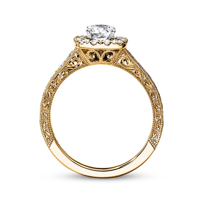 Neil Lane Engagement Ring 1-1/6 ct tw Diamonds 14K Yellow Gold