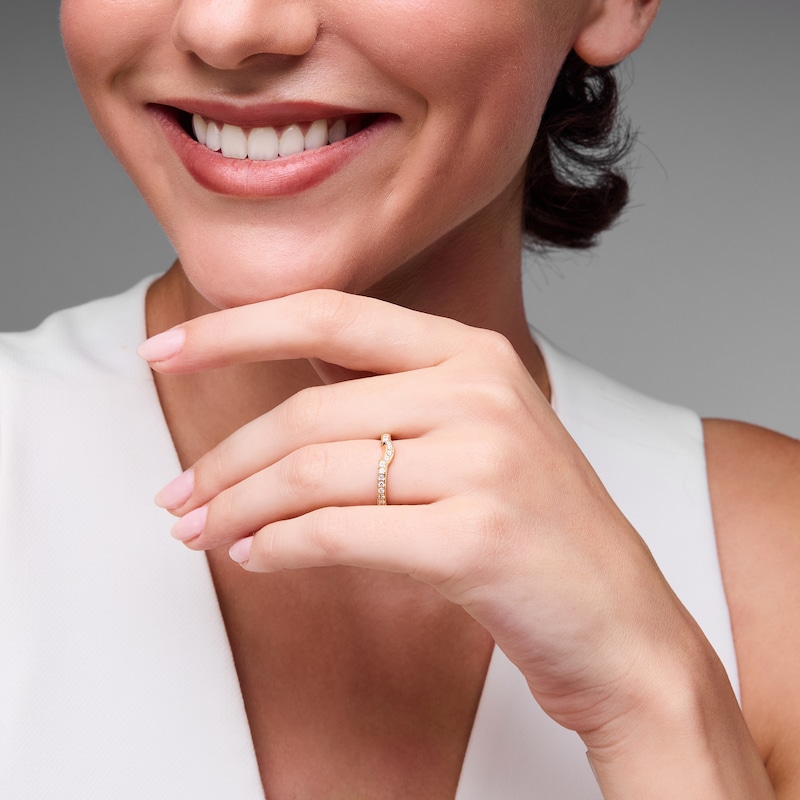 Main Image 12 of Neil Lane Wedding Band 1/3 ct tw Diamonds 14K Yellow Gold