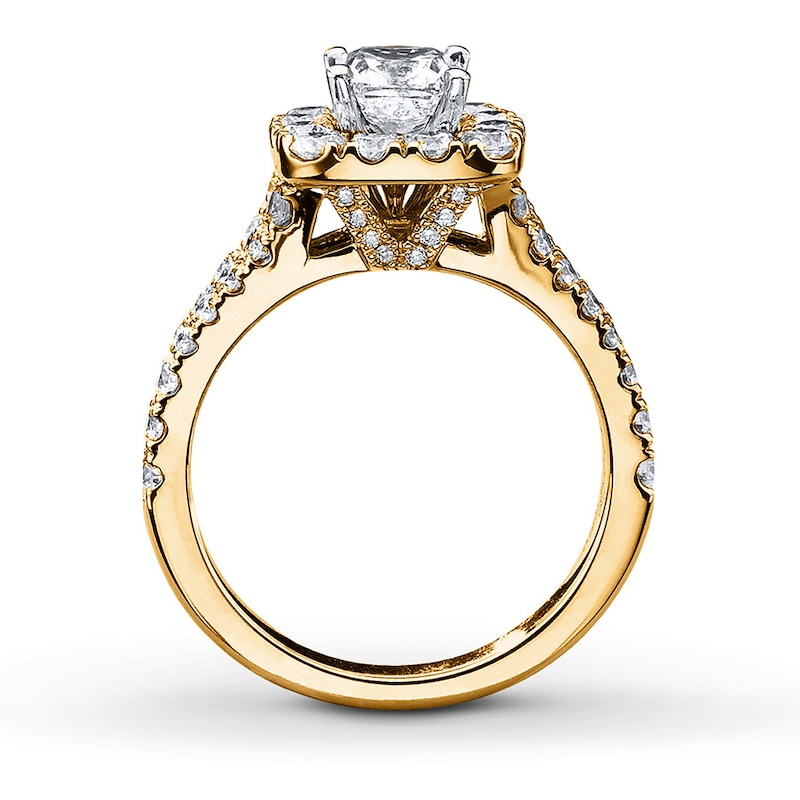 Neil Lane Engagement Ring 2-1/6 ct tw Diamonds 14K Yellow Gold