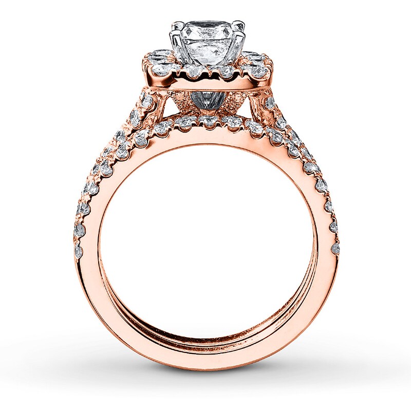 Main Image 2 of Neil Lane Bridal Set 2-1/2 ct tw Diamonds 14K Rose Gold