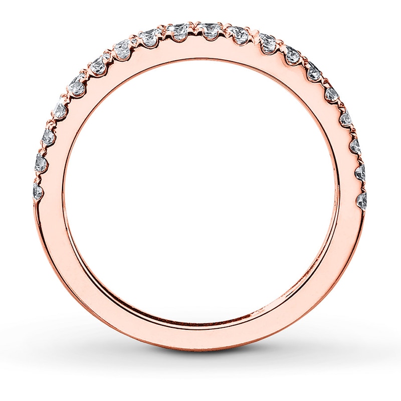 Main Image 8 of Neil Lane Wedding Band 3/8 ct tw Diamonds 14K Rose Gold