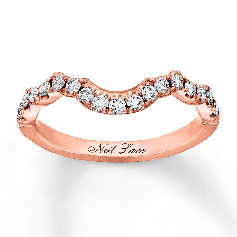 Main Image 1 of Neil Lane Wedding Band 3/8 ct tw Diamonds 14K Rose Gold