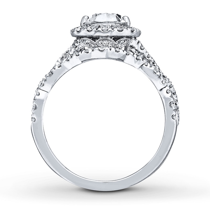 Main Image 2 of Neil Lane Diamond Bridal Set 2-3/8 ct tw Pear & Round-cut 14K White Gold