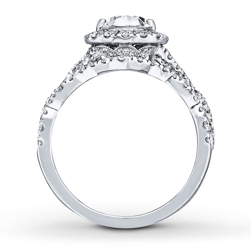 Neil Lane Diamond Bridal Set 2-3/8 ct tw Pear & Round-cut 14K White ...