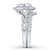 Neil Lane Diamond Bridal Set 2-3/8 ct tw Pear & Round-cut 14K White Gold